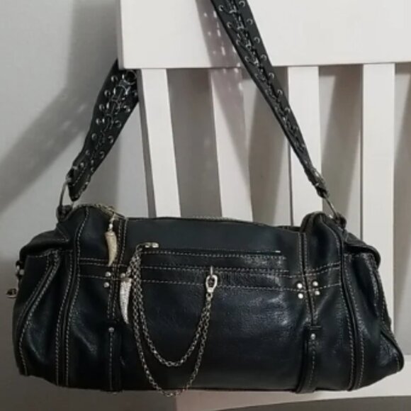 Laundry by Shelli Segal LEATHER SATCHEL - Picture 3 of 15